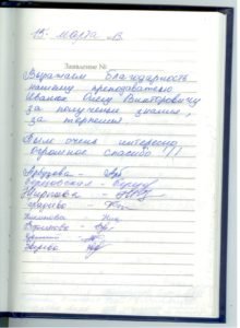 Арбузова, Березовская, Жиркова, Тарадеева, Никонова, Ефимова, Зверева